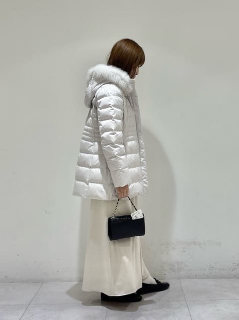 kyokaさんの「UNTITLED｜【はっ水機能/フード取り外し可】ミディダウンコート」を使ったコーディネート