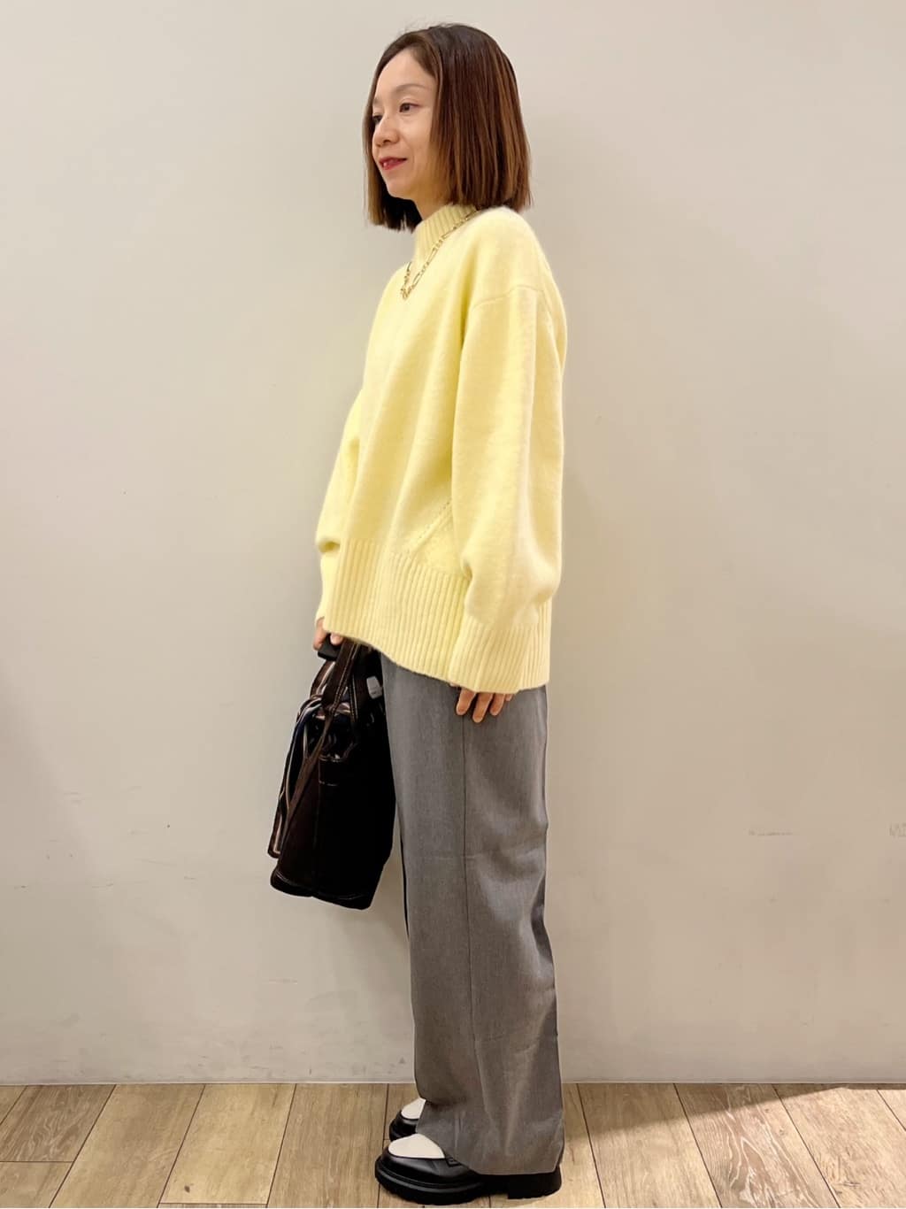 kcさんの「OPAQUE.CLIP｜ウォームタッチ イージーワイドパンツ【洗濯機洗OK／ストレッチ】≪SS～LL≫」を使ったコーディネート