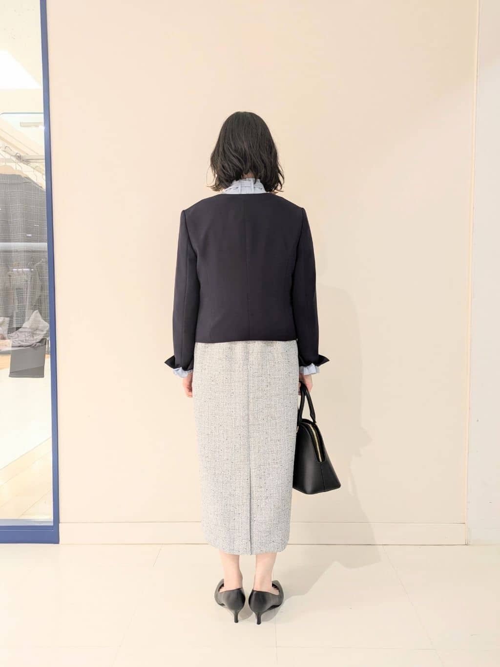サオリさんの「UNTITLED｜◆【セレモニー/華やか】2WAYボウタイブラウス」を使ったコーディネート