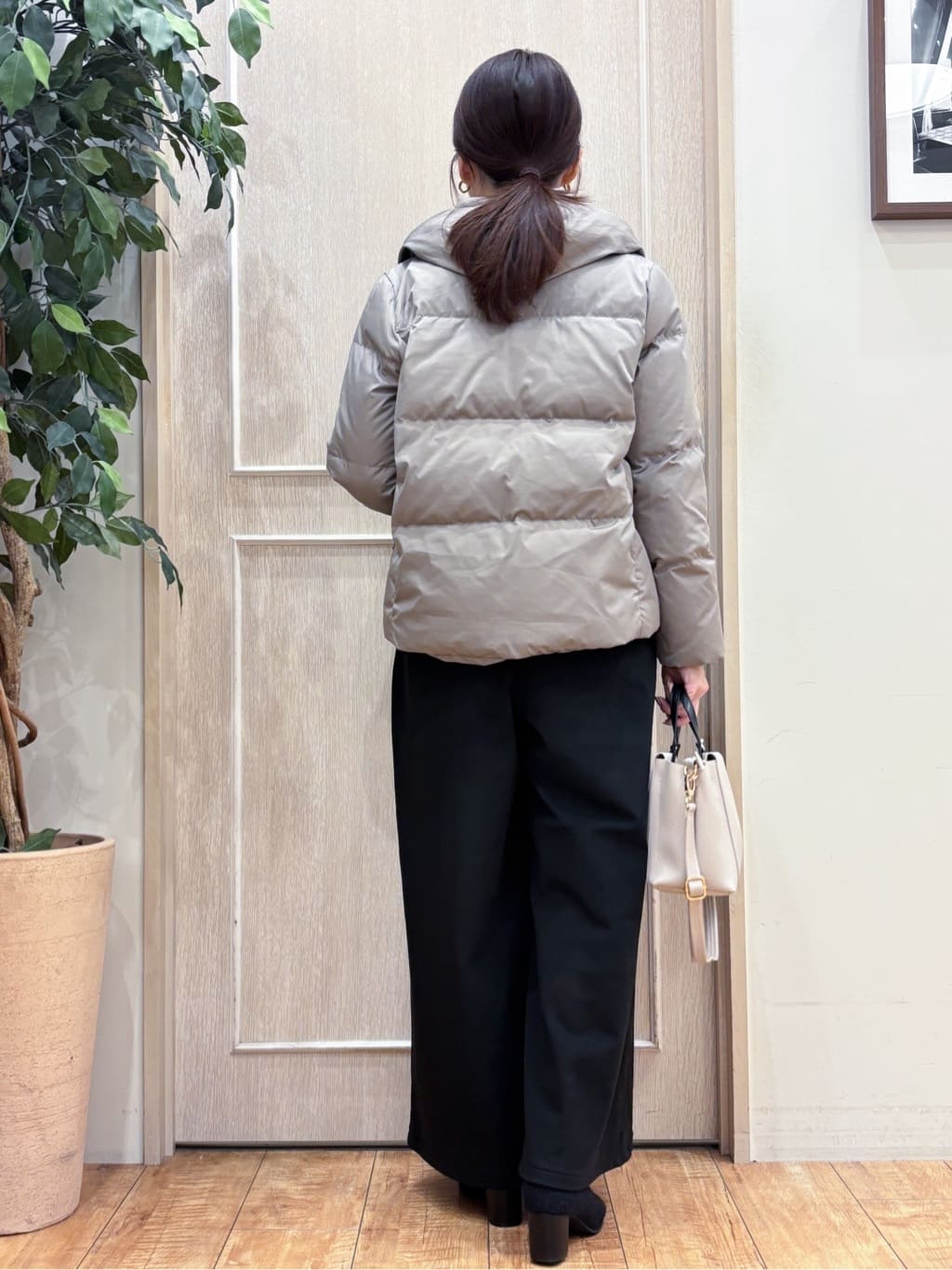 なみさんの「SHOO･LA･RUE｜起毛ニットブーツ」を使ったコーディネート