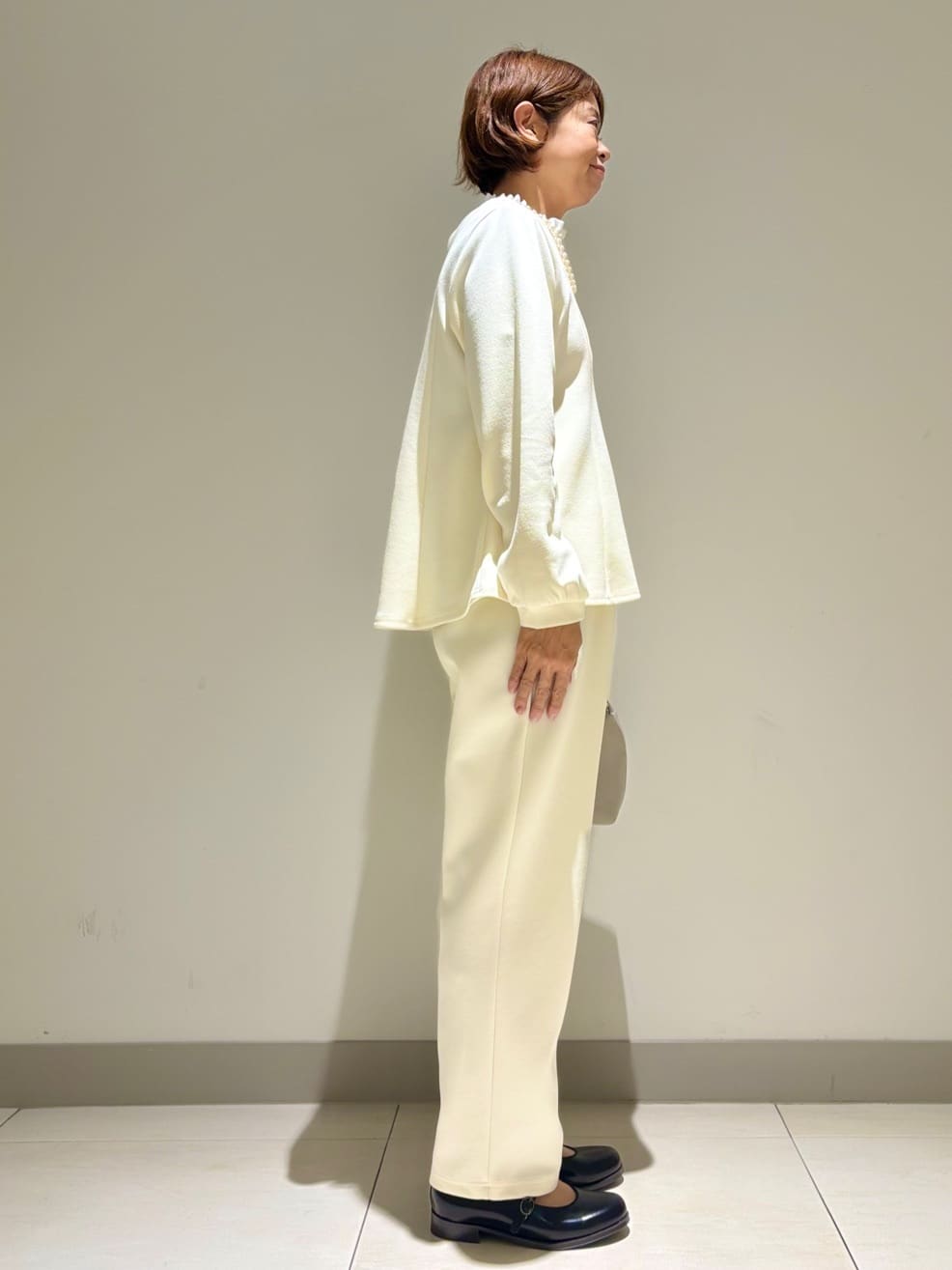 Haruさんの「Dessin｜【入卒/セレモニー/セットアップ可能】ジョーゼットパンツ」を使ったコーディネート