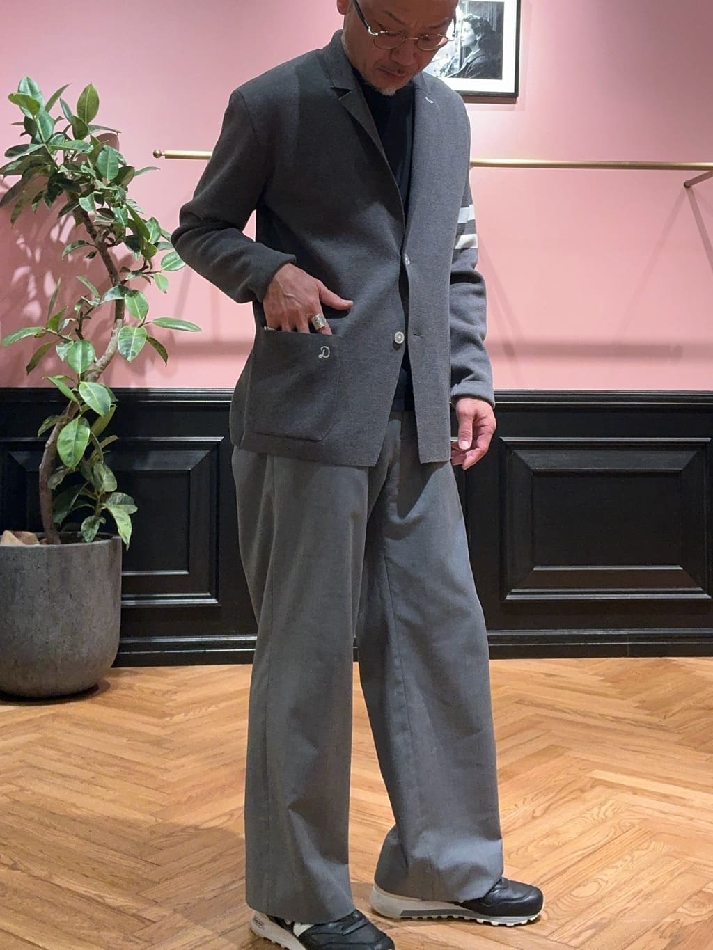 torigoeさんの「DRESSTERIOR｜【ウォッシャブル】スプリング ニットジャケット」を使ったコーディネート