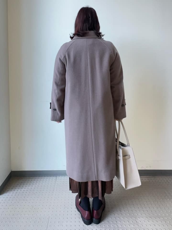 Asamiさんの「DRESSTERIOR｜Super110sウールステンカラーコート」を使ったコーディネート