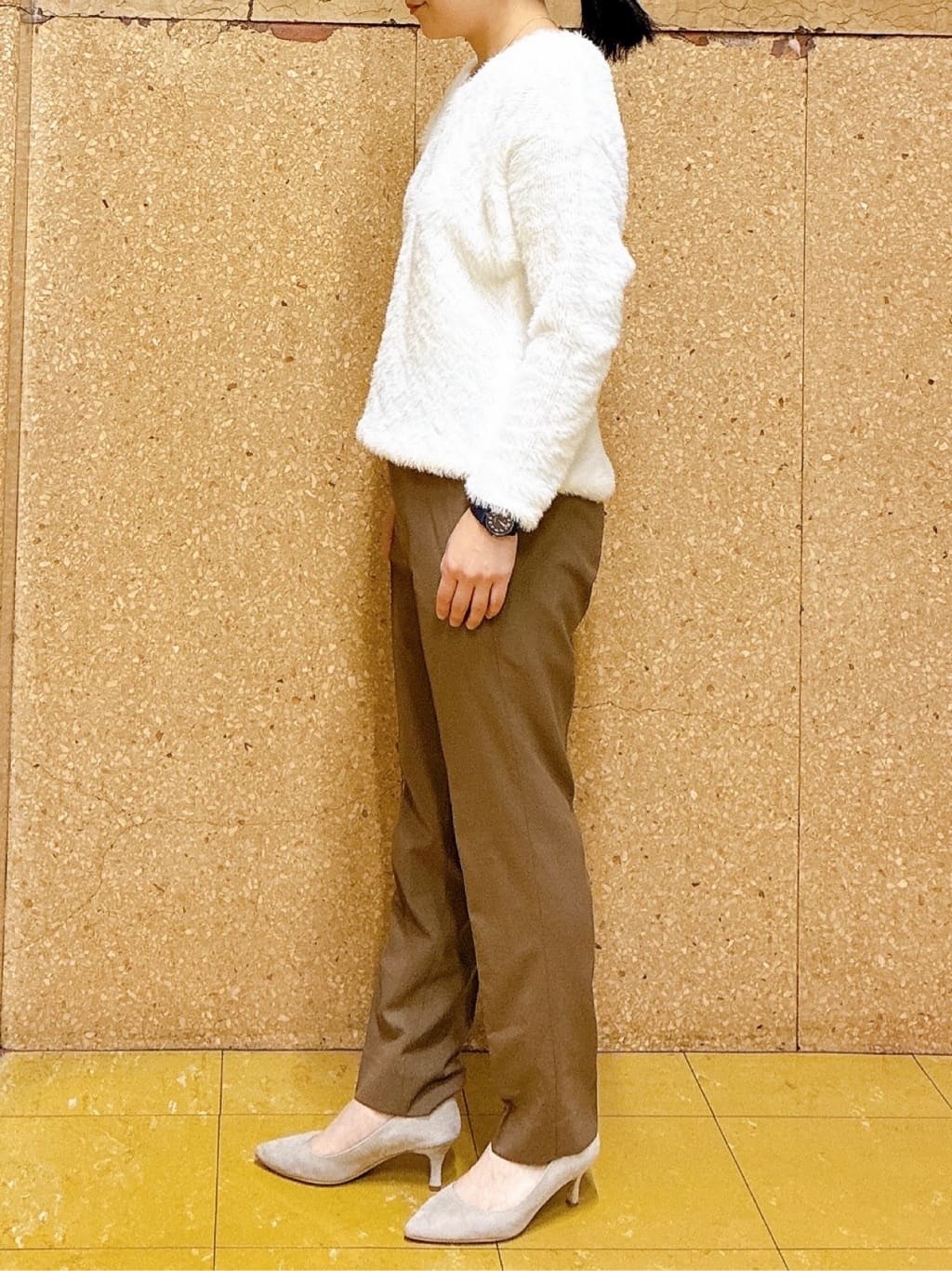 hattoriさんの「INDIVI｜【洗える】エアリーシャギートップス」を使ったコーディネート