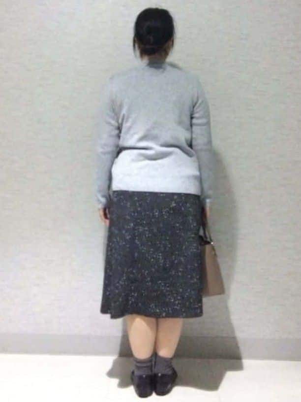 sakoさんの「Reflect｜【選べる5色／アンサンブル可】Vネックカーディガン」を使ったコーディネート