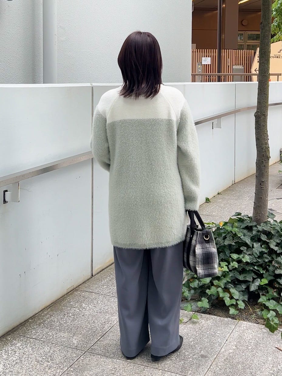 ちびゆきさんの「grove｜ヘリンボーンジャカードチュニック」を使ったコーディネート