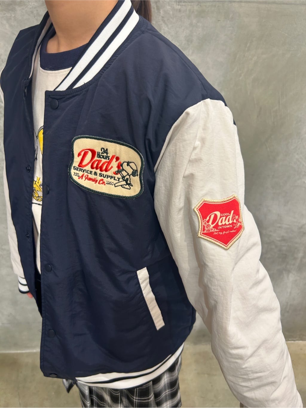 naokoさんの「THE SHOP TK｜PEANUTS/ピーナッツ ラグランTシャツ」を使ったコーディネート