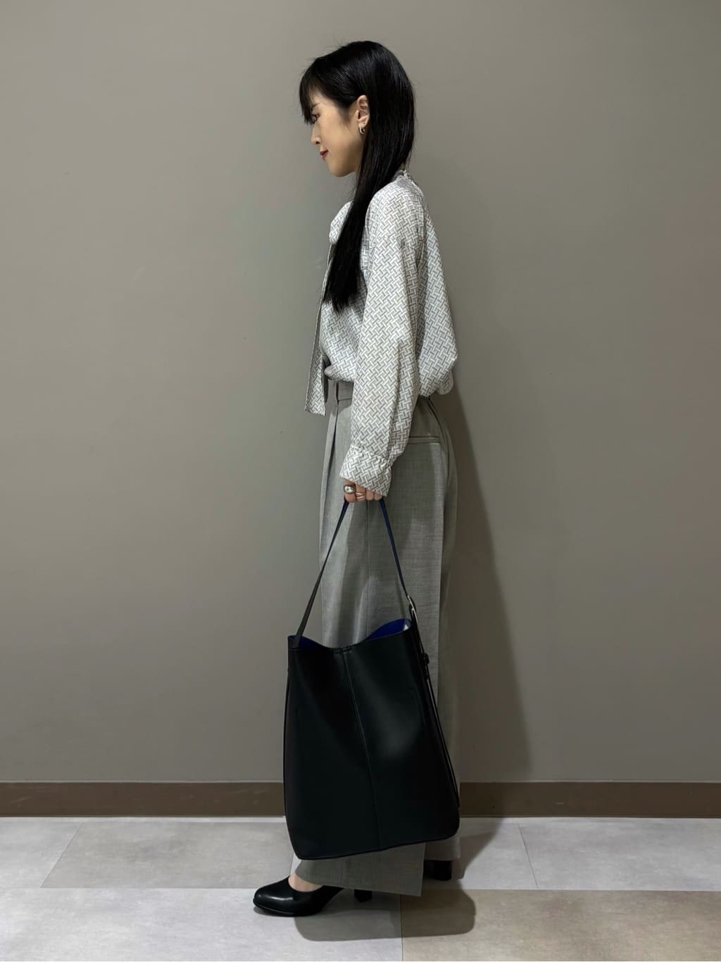 KEIKOさんの「INDIVI｜【洗える／セットアップ可能】凹凸ストレッチ素材ダブルジャケット」を使ったコーディネート
