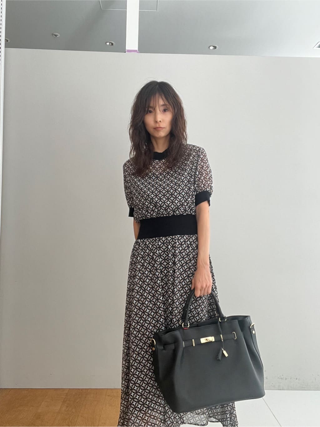 misaさんの「DRESSTERIOR｜【再入荷/otonaMUSE5月号掲載/ウォッシャブル】オーバーラップサークル シアードレス」を使ったコーディネート