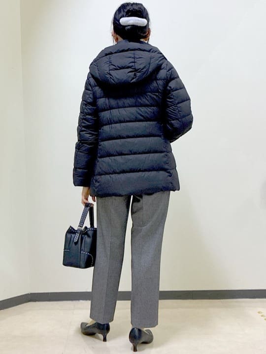  beni_gingerさんの「Reflect｜【SS-4Lサイズ】フーデッドミドルダウンコート」を使ったコーディネート