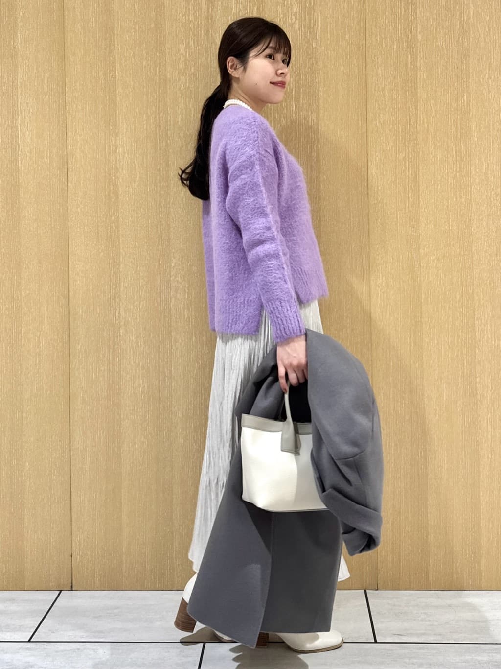 nanaさんの「UNTITLED｜【ゆったり】アルパカ混シャギーニット」を使ったコーディネート