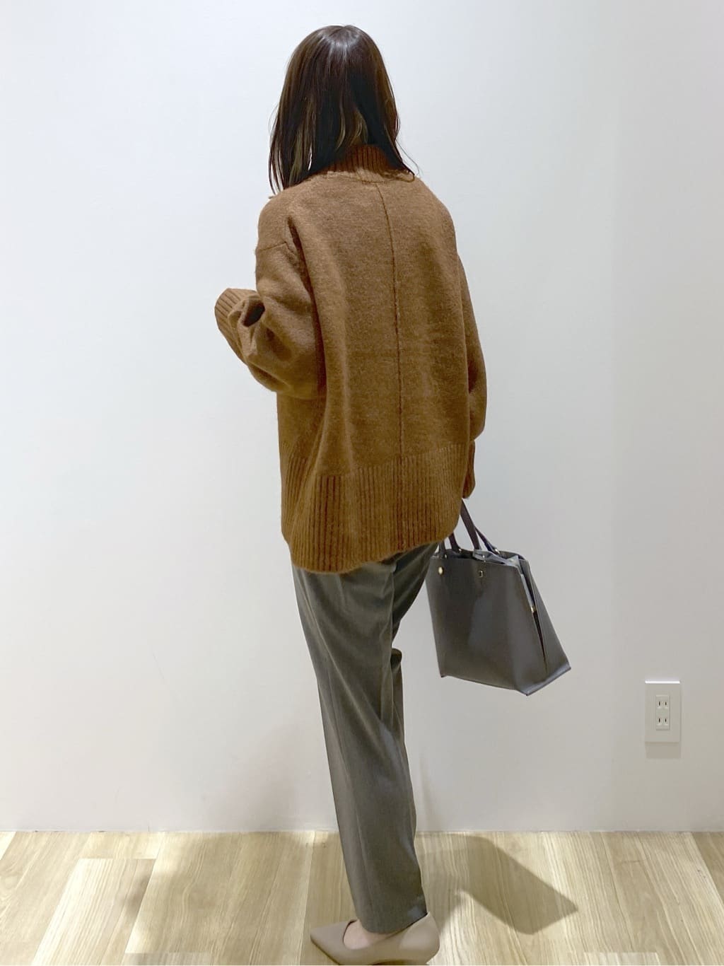 えりさんの「OPAQUE.CLIP｜ふわふわハイネックニット【洗濯機OK】」を使ったコーディネート