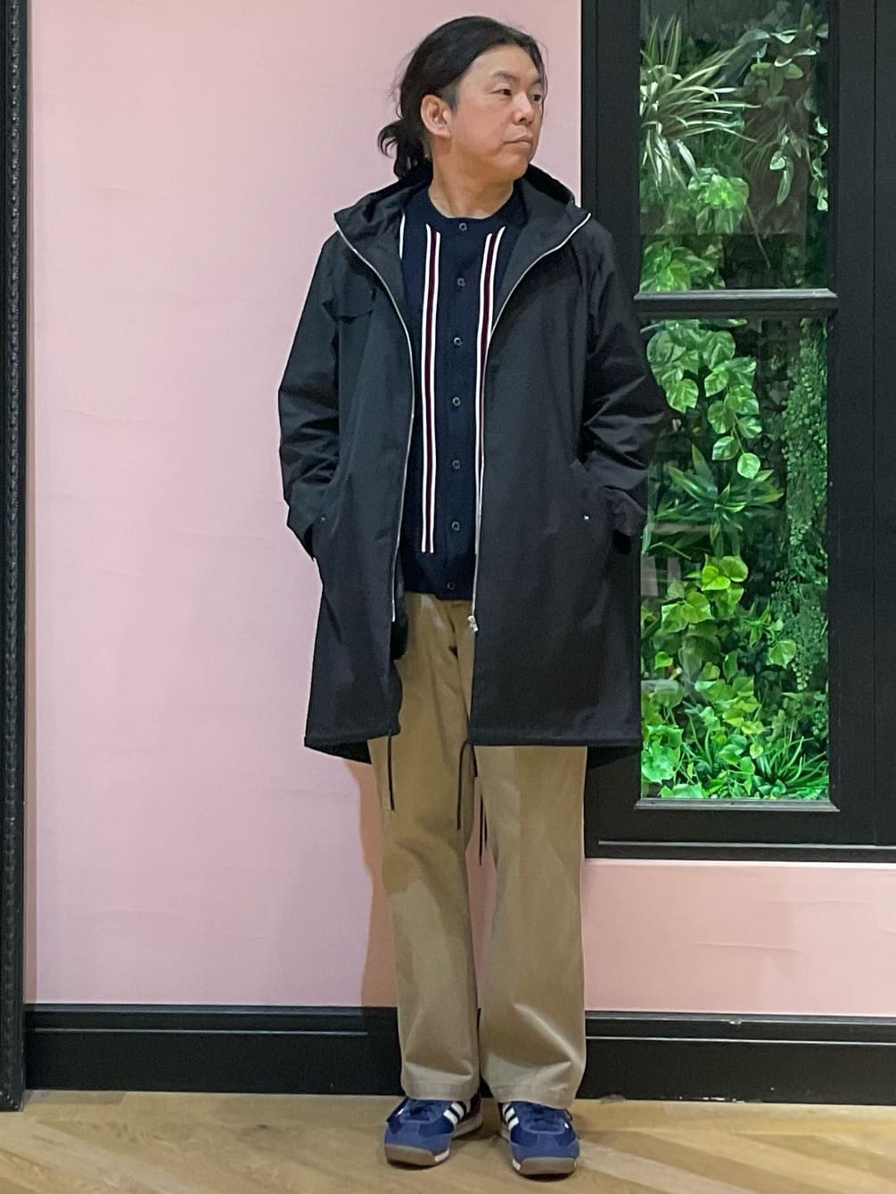 Nagaseさんの「DRESSTERIOR｜【撥水素材】レインプルーフ フーデッドコート」を使ったコーディネート