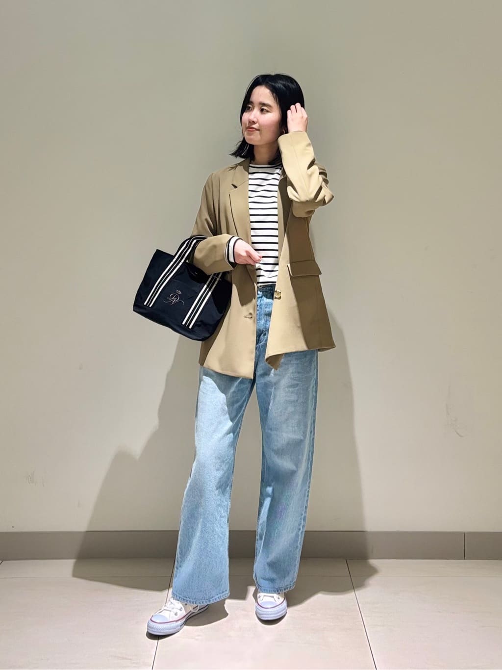mayuさんの「Dessin｜【洗える】シャツテールロングTシャツ」を使ったコーディネート