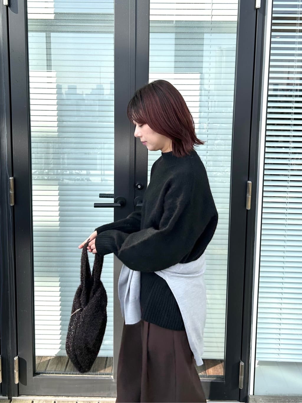 RINAさんの「OPAQUE.CLIP｜ふわふわハイネックニット【洗濯機OK】」を使ったコーディネート