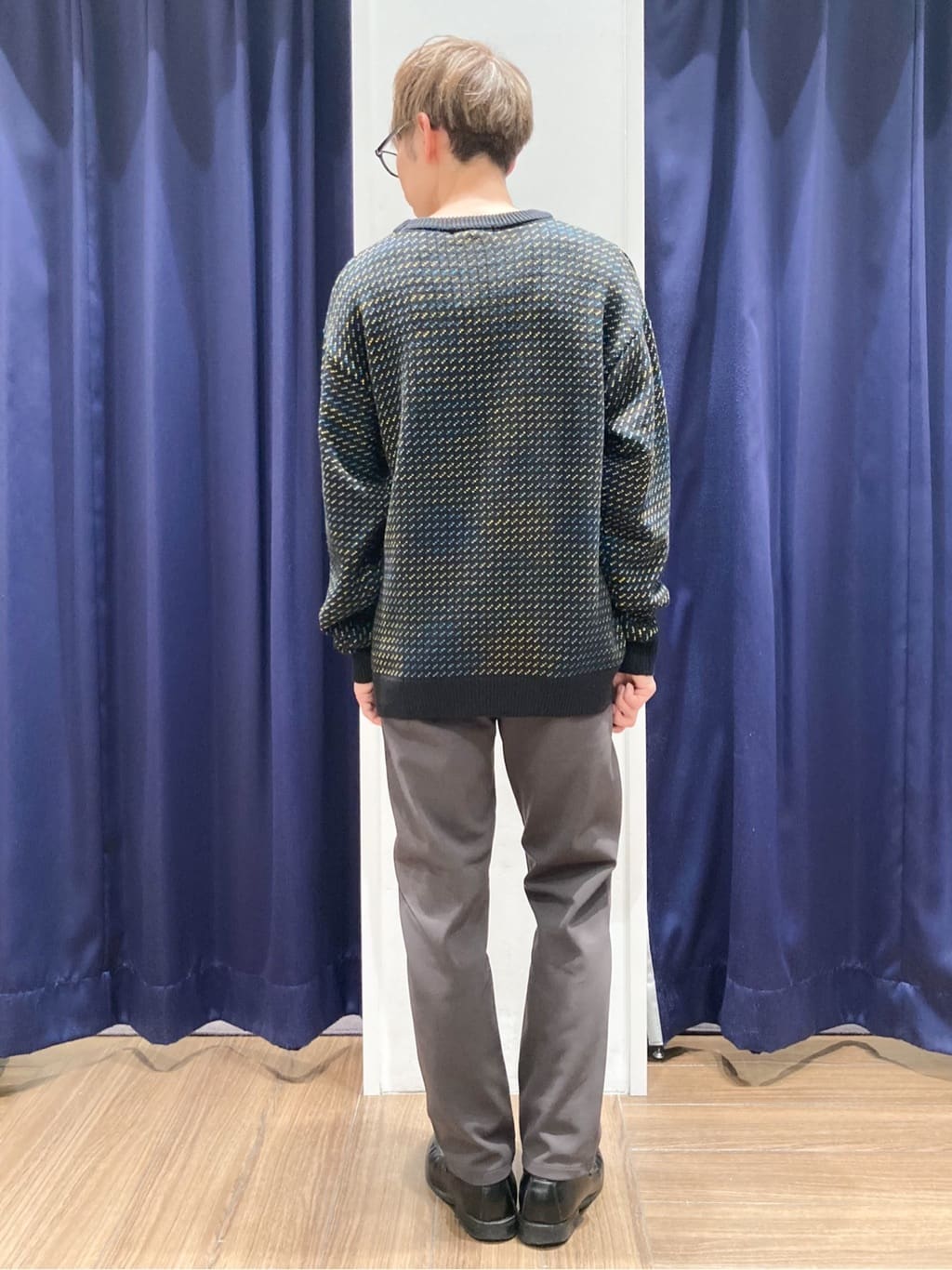 つーじーさんの「THE SHOP TK｜バーズアイグラデーションニット 洗濯機OK／ユニセックスでおすすめ！」を使ったコーディネート