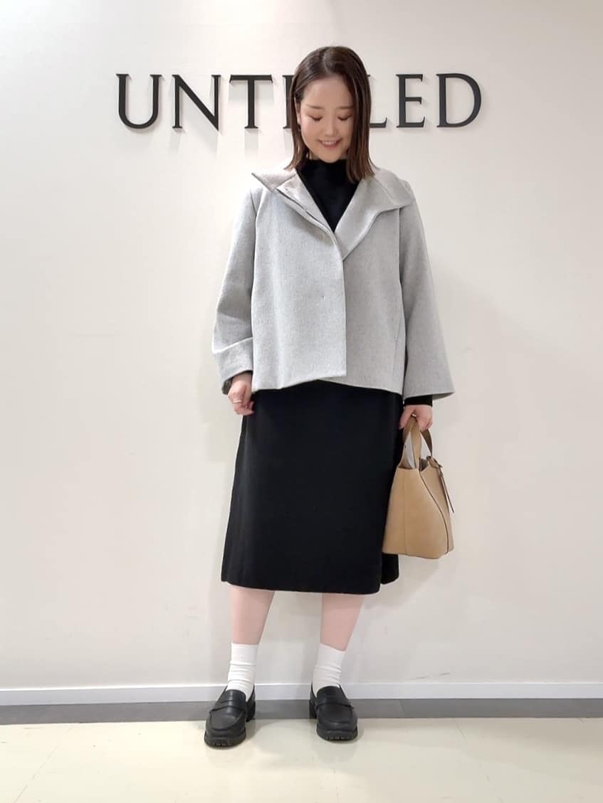 YUIさんの「UNTITLED｜【着回しが効く／オンオフアウター】ウールショートコート」を使ったコーディネート