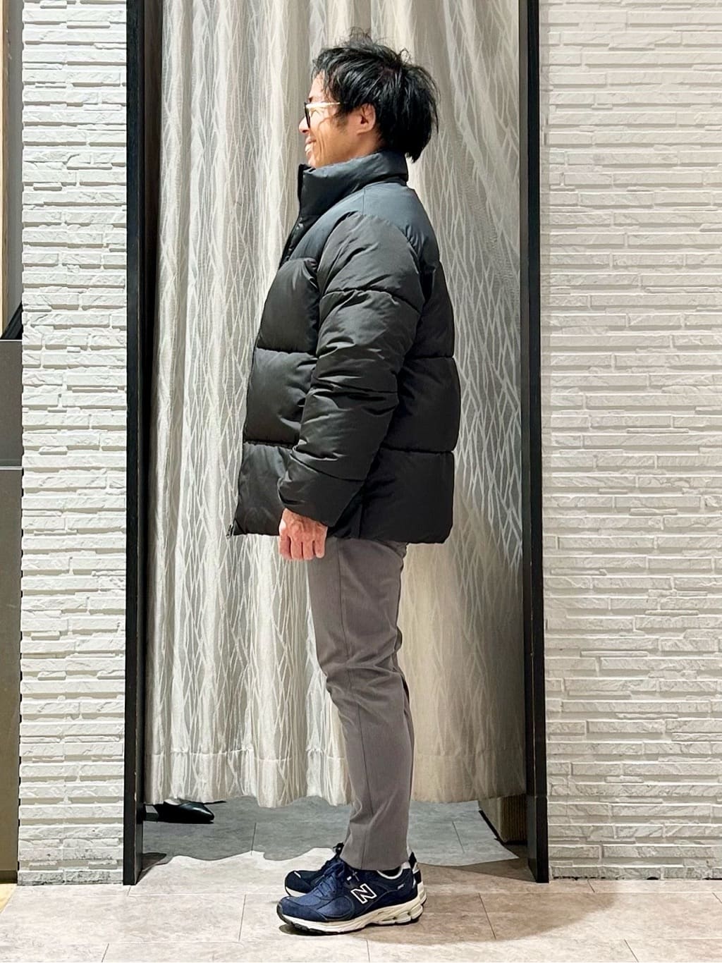 KENJI Iさんの「THE SHOP TK｜【撥水/洗濯機可】寒い季節でも快適 中綿スタンドブルゾン」を使ったコーディネート