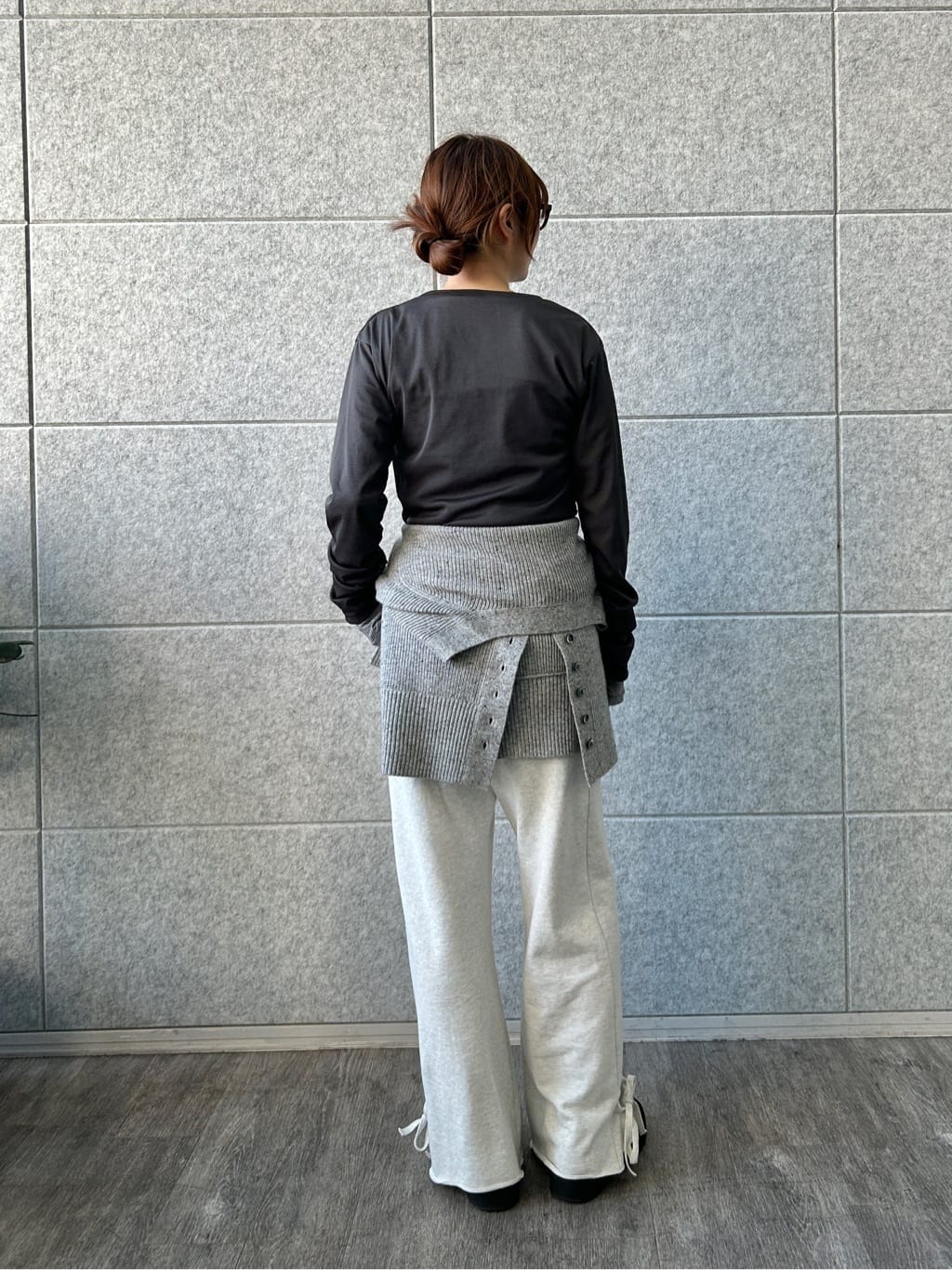 harunaさんの「CODE A｜sheer combi layer tops」を使ったコーディネート