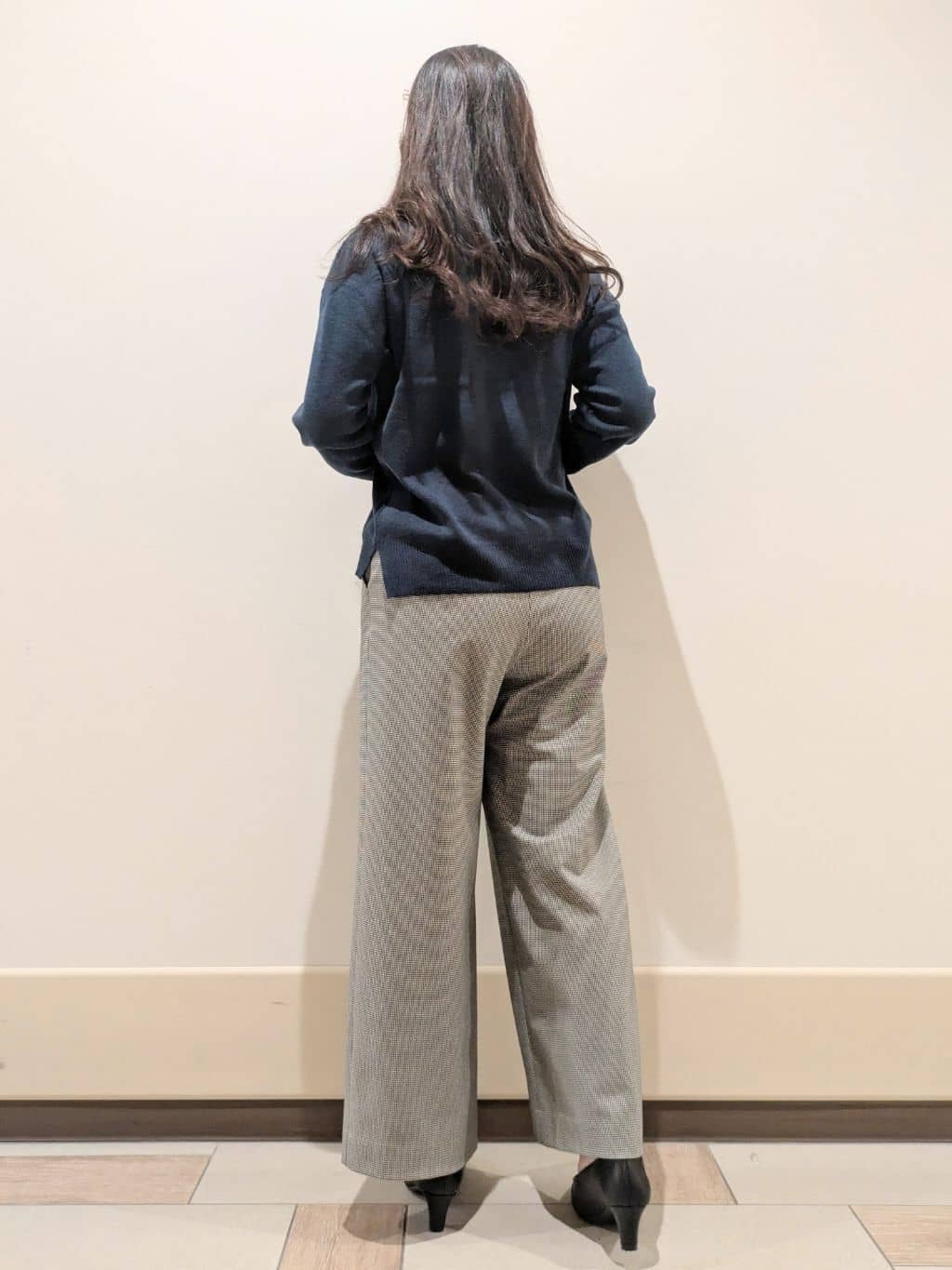 imamiさんの「Reflect｜アーガイル柄ハイネックニット」を使ったコーディネート