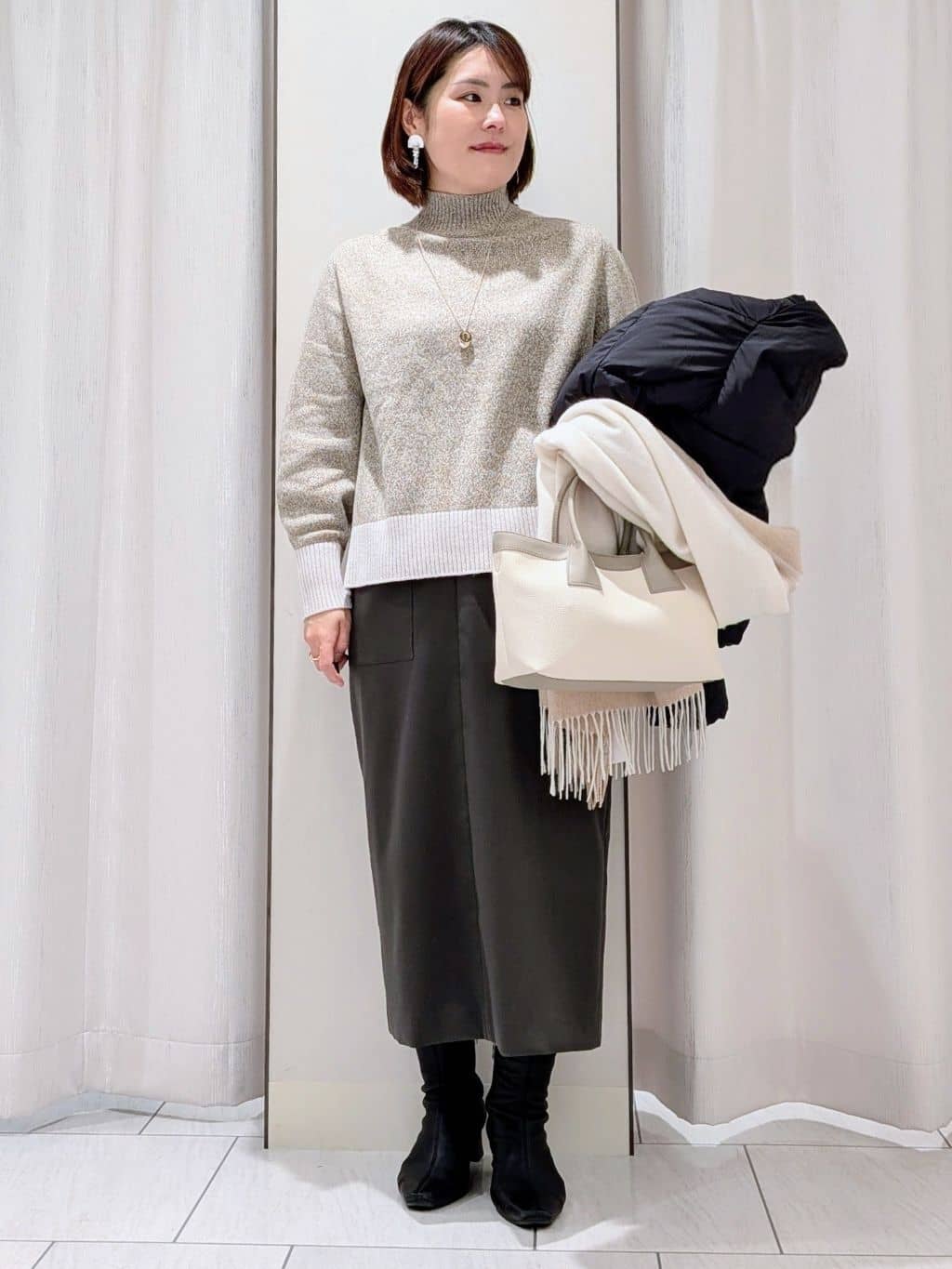 Onumaさんの「UNTITLED｜【トレンド/撥水機能/防寒】ショートダウンコート」を使ったコーディネート