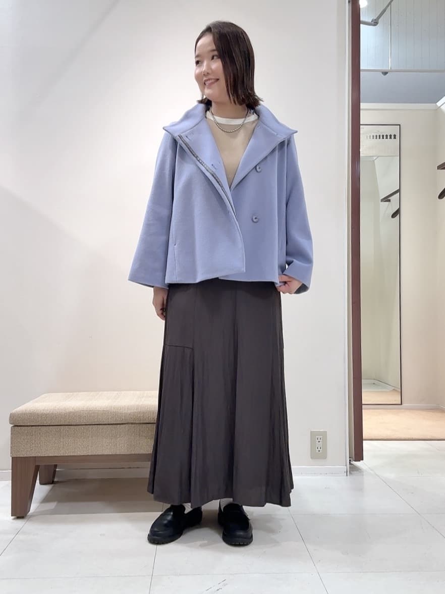 YUIさんの「UNTITLED｜【着回しが効く／オンオフアウター】ウールショートコート」を使ったコーディネート