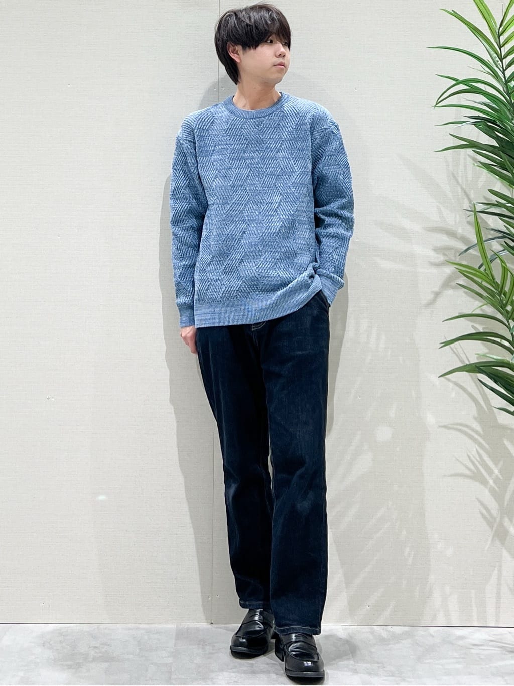 SHI-MAさんの「THE SHOP TK｜【頑張りすぎないオシャレ】ミックスヤーンニット　洗濯機OK／軽量」を使ったコーディネート