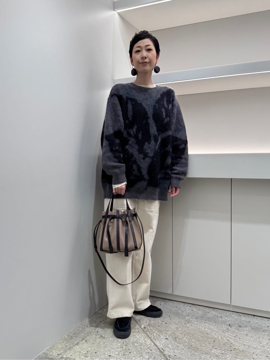 Kさんの「HIROKO HAYASHI｜PANIER（パニエ）2wayショルダーバッグ」を使ったコーディネート