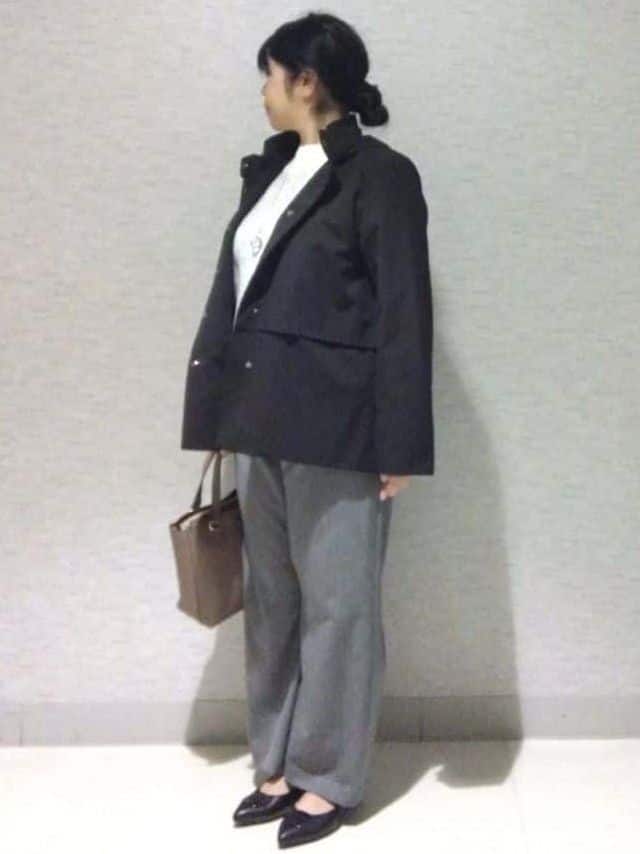sakoさんの「Reflect｜【すっきり見え／フード取り外し可／通勤におすすめ◎】ライティアウター」を使ったコーディネート