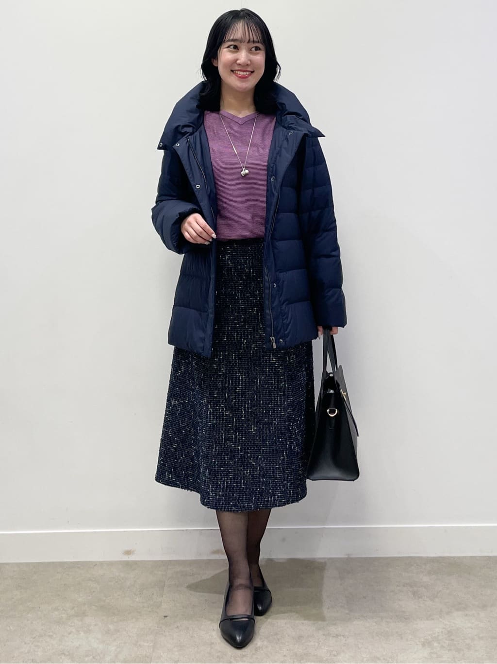 yukariさんの「Reflect｜【SS-4Lサイズ】フーデッドミドルダウンコート」を使ったコーディネート