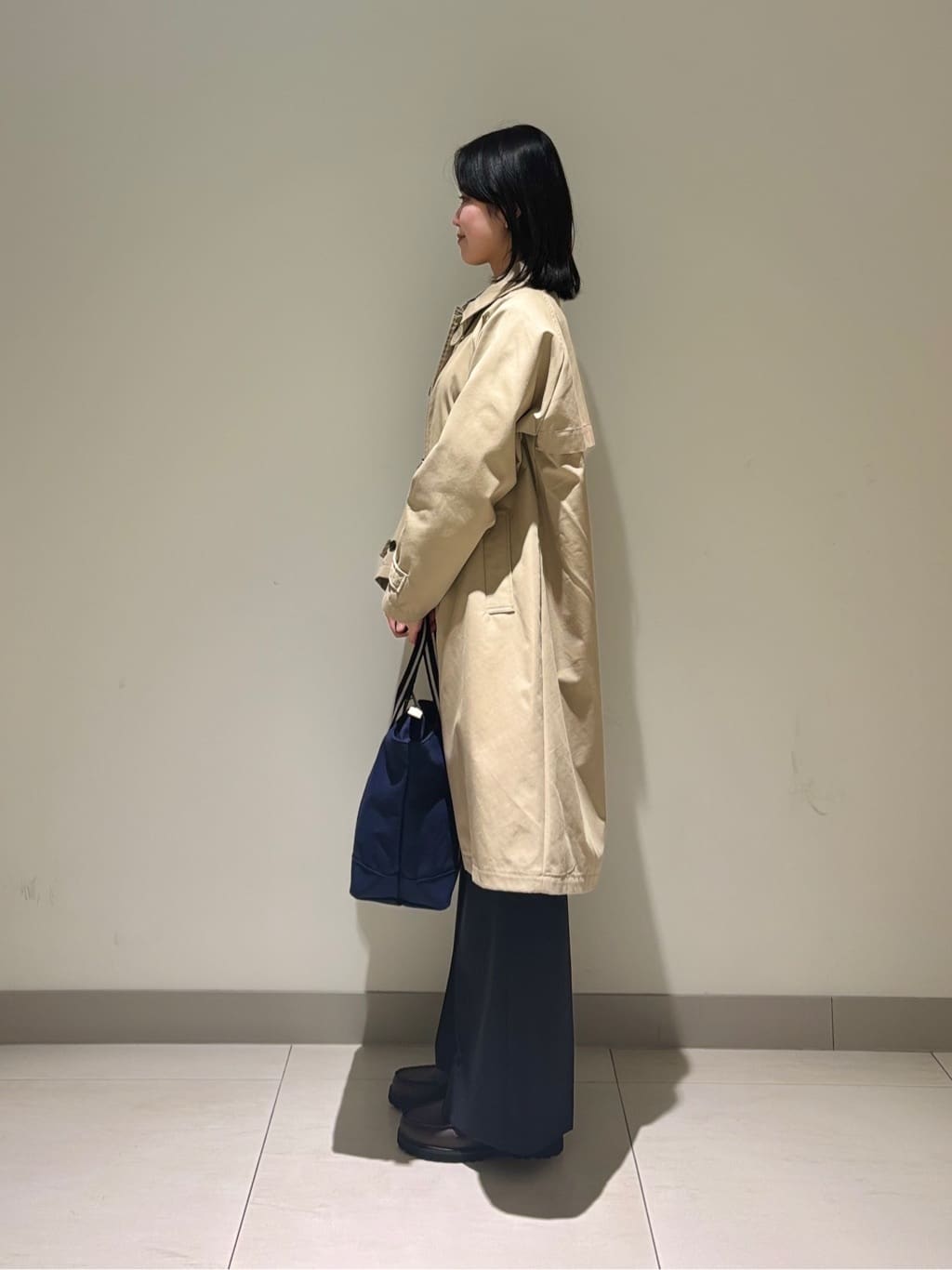 mayuさんの「Dessin｜【ウエストゴム/洗える】ツイルセミワイドパンツ」を使ったコーディネート
