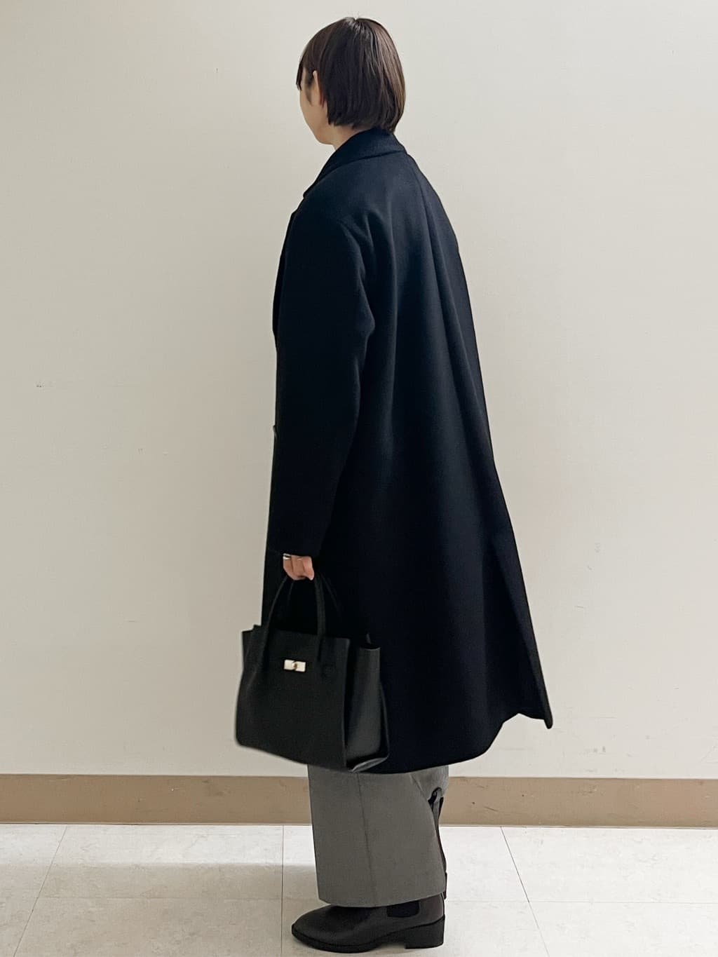 あかねさんの「OPAQUE.CLIP｜カシミヤブレンドウールチェスターコート」を使ったコーディネート