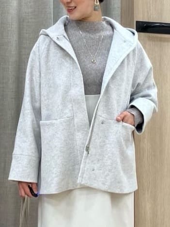 Keiさんの「grove｜【ウエストゴム】美シルエットなハイウエストサス付きスカート」を使ったコーディネート
