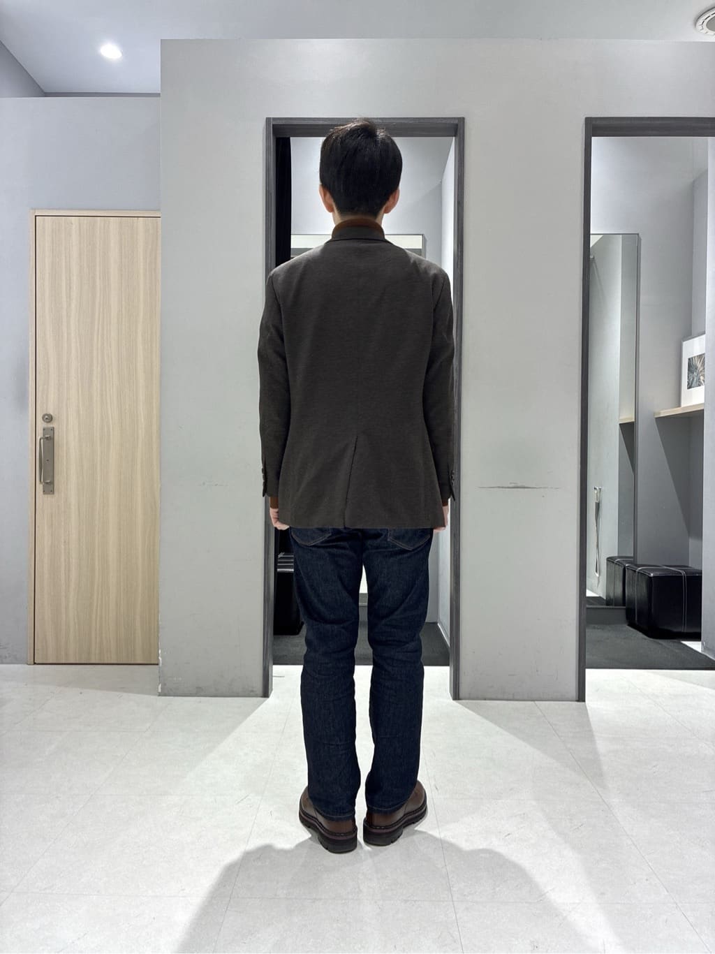 わいずみさんの「TAKEO KIKUCHI｜【None Of Stress】アクティブジャージ 千鳥 ジャケット」を使ったコーディネート