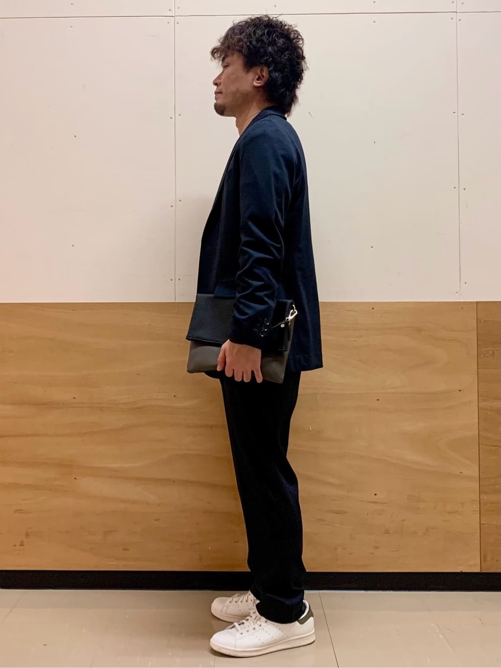 MATUさんの「THE SHOP TK｜【動きやすい、快適ビジネスジャケット】TRジャージ ジャケット　セットアップ可/洗濯機OK/ストレッ」を使ったコーディネート