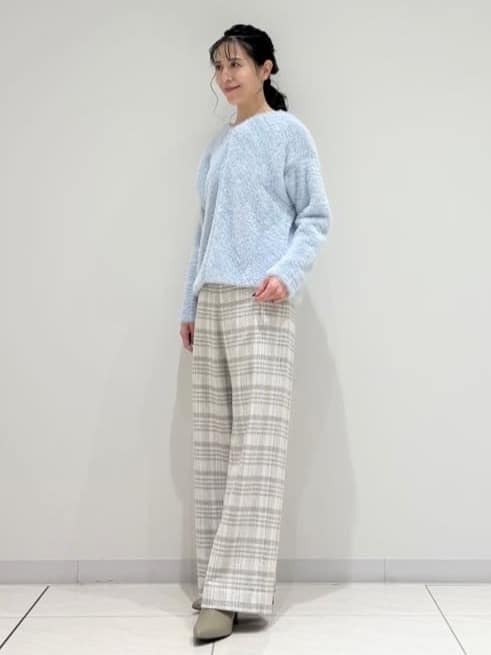 kayoさんの「INDIVI｜【洗える】エアリーシャギートップス」を使ったコーディネート