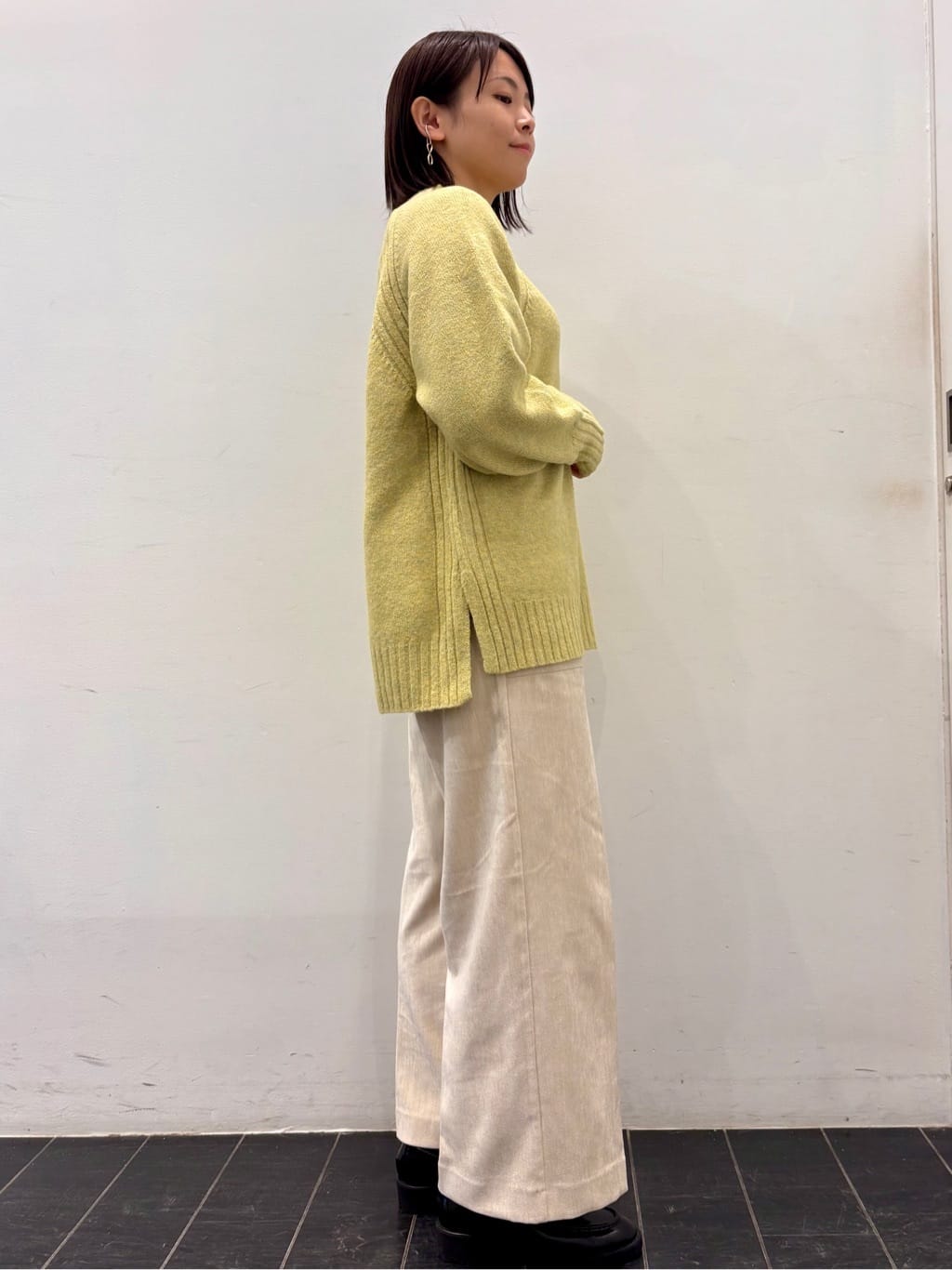おしずさんの「THE SHOP TK｜【ぎゅっとされているような暖かさ】撥水中綿ブルゾン」を使ったコーディネート