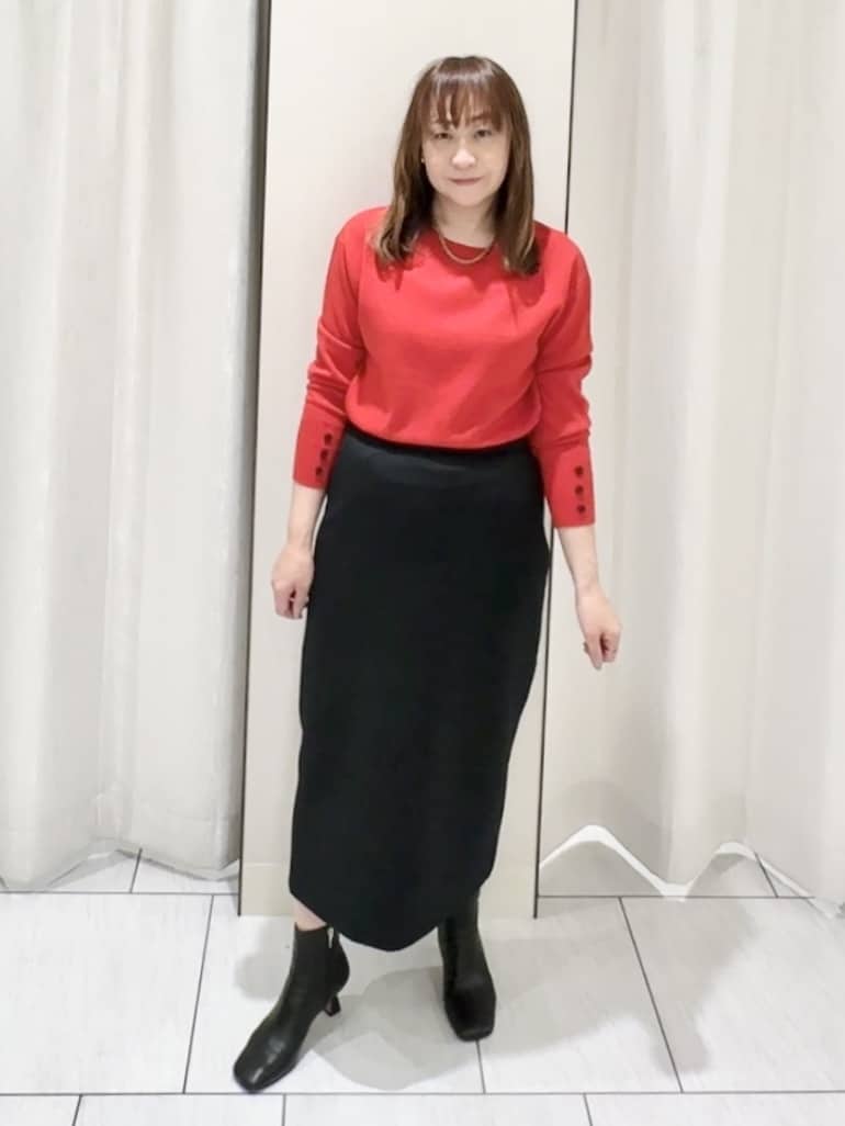 ʏᴜᴋɪᴋᴏさんの「UNTITLED｜【アンサンブル可/洗える】ウールミラノリブニット」を使ったコーディネート