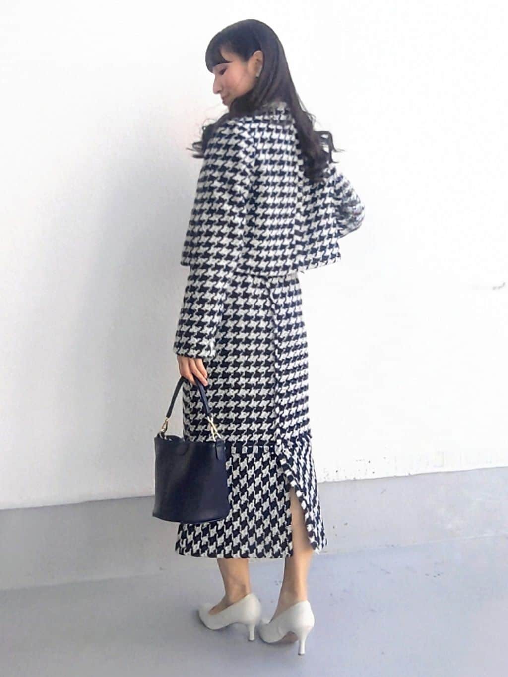 keinaさんの「SunaUna｜【COLLECTION LINE】ツイードラッフルジャケット」を使ったコーディネート