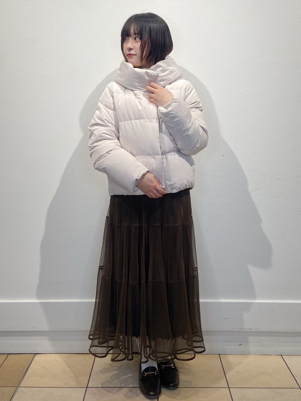 kimiさんの「index｜KAWADAダウンショートコート【撥水／洗濯機OK／静電気防止裏地】《XS～LL》」を使ったコーディネート