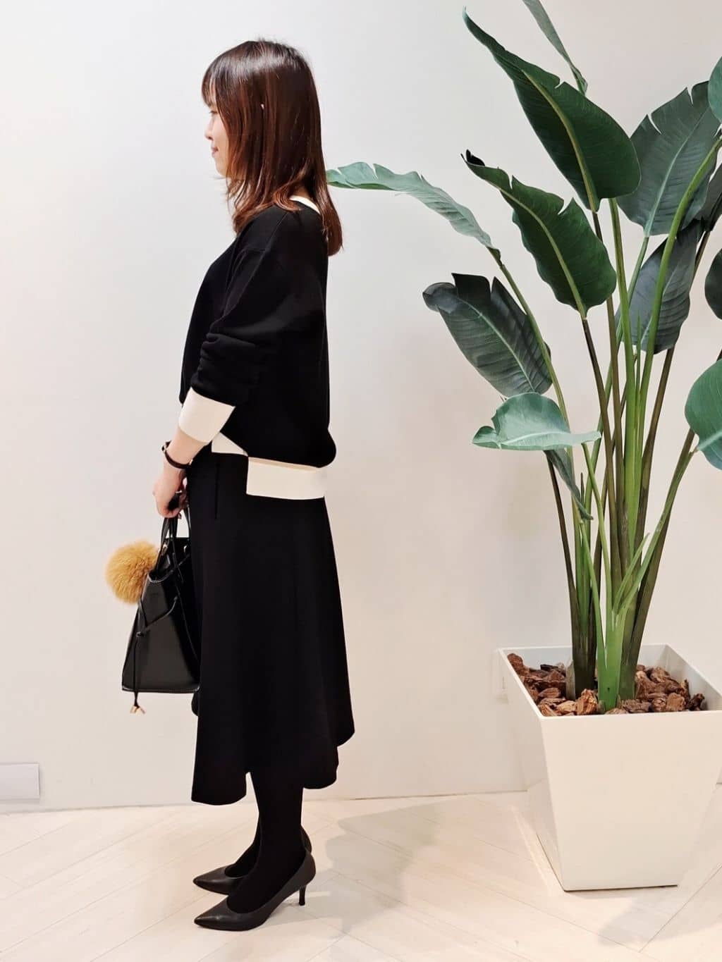 YuKaRiさんの「UNTITLED｜【アンサンブル可/洗える】ウールミラノリブニット」を使ったコーディネート