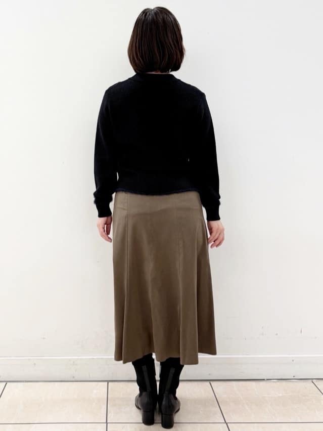 KIKIさんの「Reflect｜【ほんのりラメ感◎】ケーブル柄ニット」を使ったコーディネート