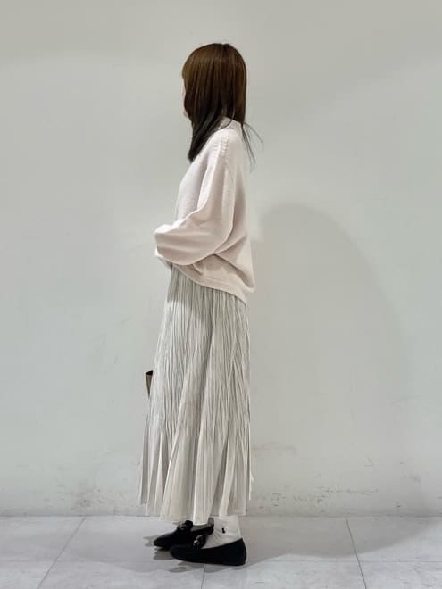 kyokaさんの「UNTITLED｜【洗える】スポンディッシュ ボトルネックニット」を使ったコーディネート