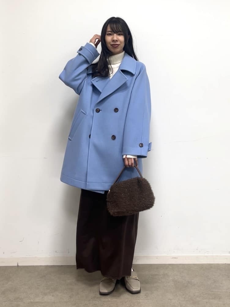 cotaniさんの「SHOO･LA･RUE｜【洗濯機可】やわらかレザー調ナロースカート」を使ったコーディネート