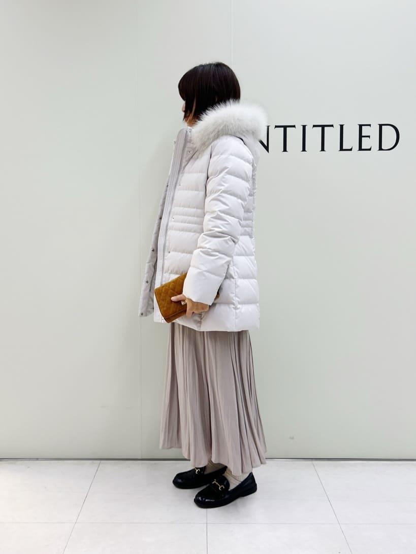 Mikiさんの「UNTITLED｜【洗える】スポンディッシュ ボトルネックニット」を使ったコーディネート