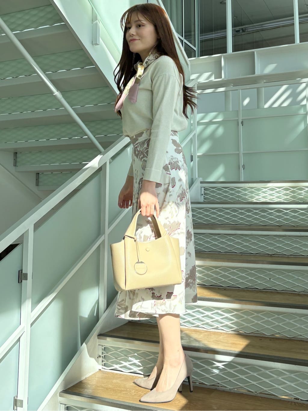 sayaさんの「COUP DE CHANCE｜【洗える】レイヤード風デザイントップス」を使ったコーディネート