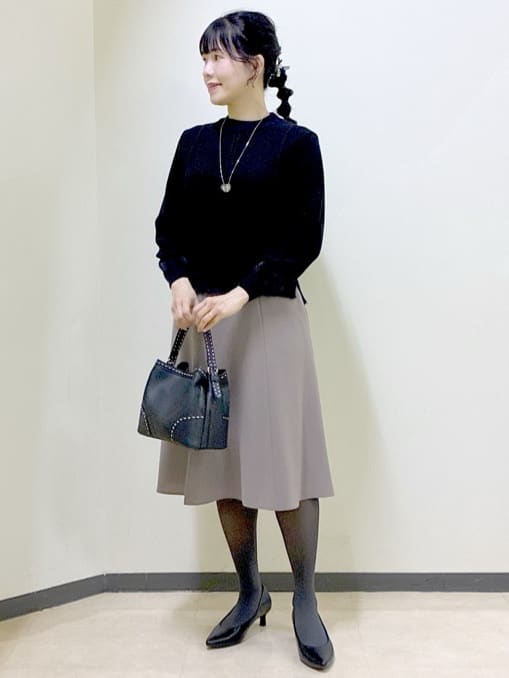 beni_gingerさんの「Reflect｜【ほんのりラメ感◎】ケーブル柄ニット」を使ったコーディネート