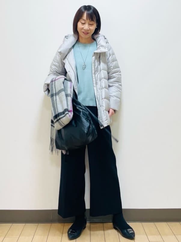 Riiさんの「Reflect｜【ゆったり着られる◎】ラグランスリーブニット」を使ったコーディネート