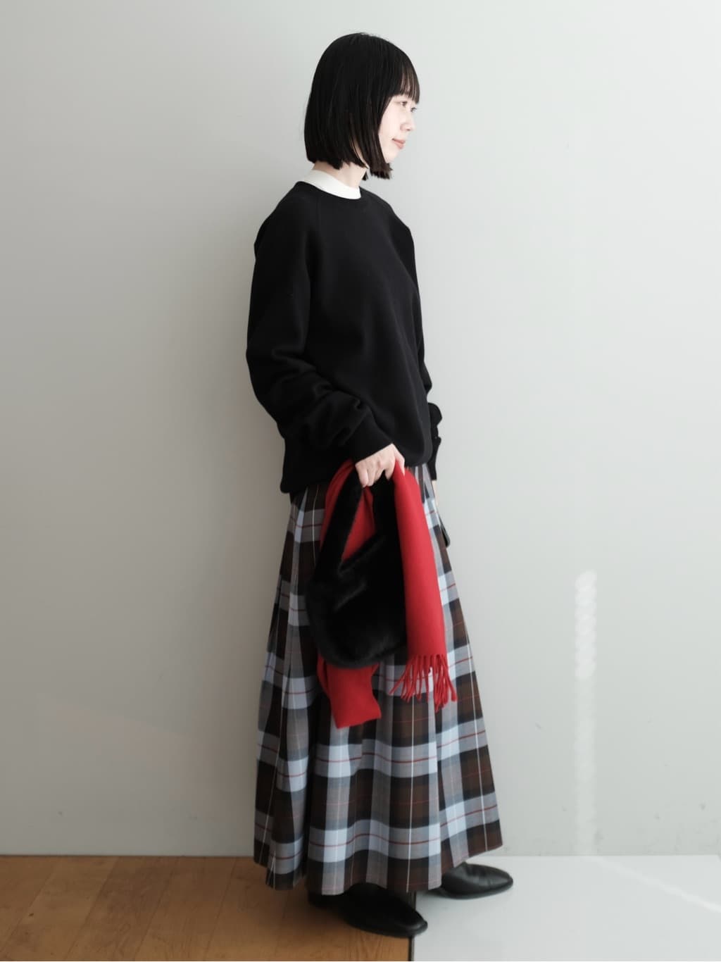 Kishimotoさんの「DRESSTERIOR｜◆【洗える/7色展開】ウォッシャブルコットンカシミヤニット」を使ったコーディネート