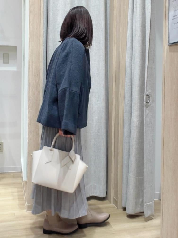 Fumikaさんの「grove｜【ウール混】軽やかに羽織れるショートコート」を使ったコーディネート